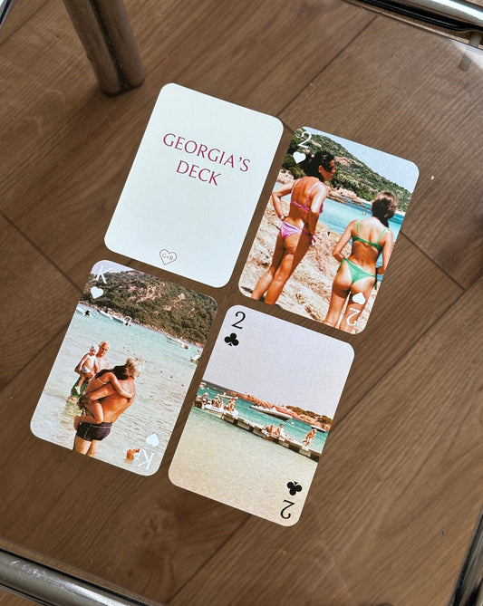 Personalised Deck of Cards — Template (International)